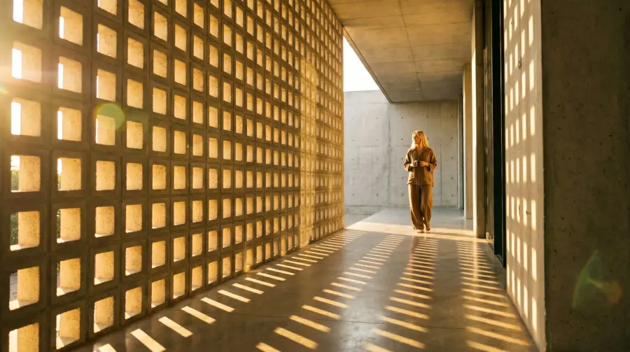 Stonova Urban Grid — duvar paneli uygulaması